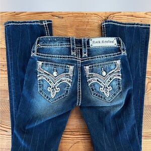 Rock Revival Dark Blue Boot Cut Jeans